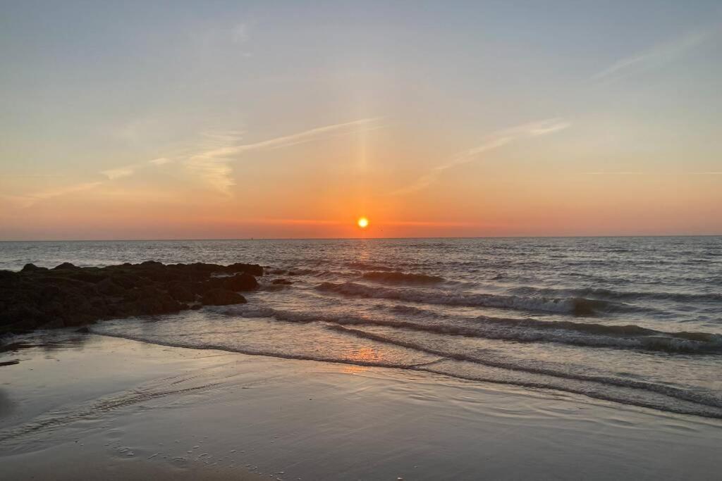 Oostende Luxury Seaview Studio - Large Terrace- Swimming Pool - Parking 외부 사진
